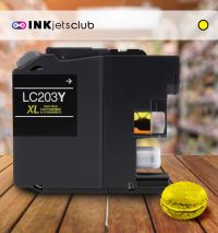 Brother LC203Y High Yield Yellow Compatible Ink Cartridge