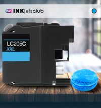 Brother LC205C Super High Yield Cyan Compatible Ink Cartridge