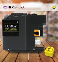 Brother LC205Y Super High Yield Yellow Compatible Ink Cartridge