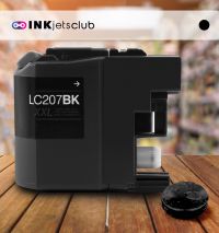 Brother LC207BK Super High Yield Black Compatible Ink Cartridge