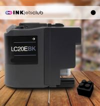 Brother LC20EBK Super High Yield Black Compatible Ink Cartridge