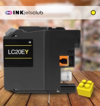 Brother LC20EY Super High Yield Yellow Compatible Ink Cartridge
