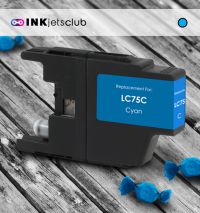 Brother LC75C High Yield Cyan Compatible Ink cartridge