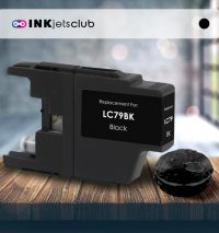 Brother LC79BK Extra High Yield Black Compatible Ink cartridge (LC79 Series) for the MFC-J6510DW, MFC-J6710DW