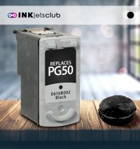 Canon PG50 High Capacity Pigment Black Compatible  Inkjet Cartridge