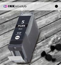 Canon PGI5Bk Pigment Black Compatible Inkjet Cartridge (With Chip)