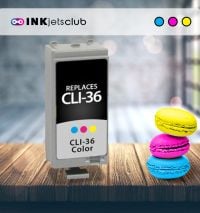 Canon CLI36 Color Compatible Inkjet Cartridge (With Chip)