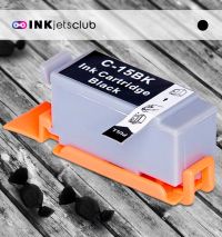 Canon BCI15Bk Black Compatible Inkjet Cartridge