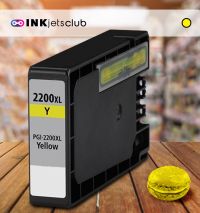 Canon PGI-2200XL (9270B001) High Yield Yellow Compatible Ink Cartridge 