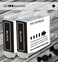 2 Pack Brother LC51Bk Black Compatible Ink cartridge. (LC51 Series)