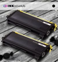 2 Pack Brother TN350 Black Compatible Toner Cartridge