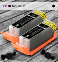 2 Pack Canon PGI-270 (0319C001) High Yield Ink Black Compatible Ink Cartridge