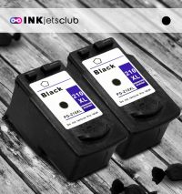 2 Pack Canon PG-210XL High Yield Black Compatible  Inkjet Cartridge