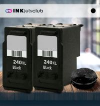 2 Pack Canon PG-240XL High Yield Black Compatible  Inkjet Cartridge