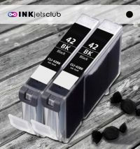 2 Pack Canon CLI-42BK (6384B002) Black Compatible Ink cartridge for the PIXMA PRO-100