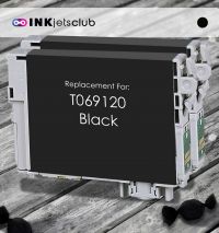 2 Pack Epson 69 Black (T069120) Compatible  Ink Cartridge