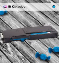 Dell 593-BBBT (488NH) Compatible Cyan High Yield Toner Cartridge for Dell C2660dn C2665dnf Laser Printers