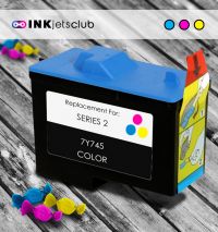 (Series 2) 7Y745 / X0504Color Compatible Ink cartridge for Dell A940 and A960