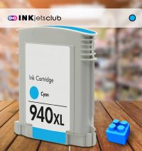 HP 940XL (C4907AN) High-Yield Cyan Compatible  Inkjet Cartridge