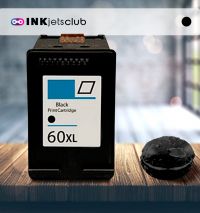 HP 60XL (CC641WN) High-Yield Black Compatible Ink cartridge
