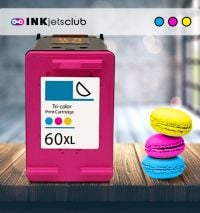 HP 60XL (CC644WN) High-Yield Tri-Color Compatible Ink cartridge