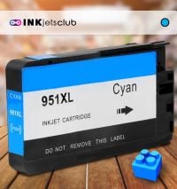 HP 951XL Cyan (CN046AN) High-Yield Compatible Ink cartridge 
