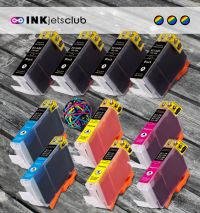 10 Pack - Canon BCI-6 Ink Cartridge Value Pack. Includes 4 Black, 2 Cyan, 2 Magenta and 2 Yellow Compatible  Ink Cartridges