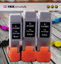 3 Pack - Canon BCI-24BK & BCI-24C Ink Cartridge Value Pack. Includes 2 Black + 1 Color Compatible  Ink Cartridges