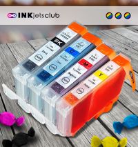 4 Pack - Canon CLI-8 Compatible Ink Cartridge Value Pack. Includes, 1 Black, 1 Cyan, 1 Magenta and 1 Yellow Ink Cartridges