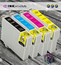 4 Pack - Epson 68 High Yield Ink Cartridge Value Pack. Includes 1 Black, 1 Cyan, 1 Magenta and 1 Yellow Compatible  Ink Cartridges