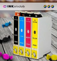 4 Pack - Epson 88 Ink Cartridge Value Pack. Includes 1 Black, 1 Cyan, 1 Magenta and 1 Yellow Compatible  Ink Cartridges