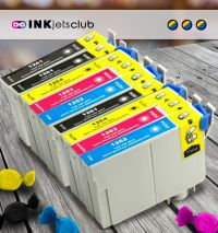9 Pack - Epson 126 High Yield Ink Cartridge Value Pack. Includes 3 Black, 2 Cyan, 2 Magenta and 2 Yellow Ink Compatible Cartridge