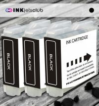 3 Pack Brother LC51Bk Black Compatible Ink cartridge. (LC51 Series)
