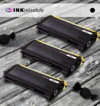 3 Pack Brother TN350 Black Compatible Toner Cartridge