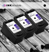 3 Pack Canon PG-210XL High Yield Black Compatible  Inkjet Cartridge