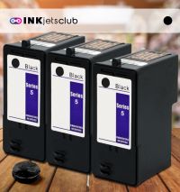3 Pack (Series 5) M4640 / 310-5368 High Yield Black Compatible Ink cartridge for Dell Photo All-in-One
