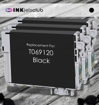 3 Pack Epson 69 Black (T069120) Compatible  Ink Cartridge