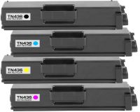 4 Pack - Brother TN436 Compatible Toners 1 Each of Super High Yield Black, Cyan, Magenta, Yellow