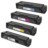 4 Pack - Canon 045H Compatible Black, Cyan, Magenta and Yellow