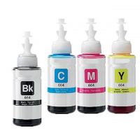 Epson 664 Ecotank Ink Bottle Compatible 4 Pack (Black, Cyan, Magenta, Yellow)