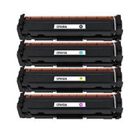 4 Pack - HP CF410A Compatible Toner Cartridges Black, Cyan, Magenta, Yellow