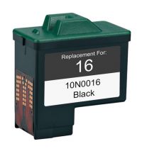 Lexmark Compatible  10N0016 (#16) Black Compatible Ink cartridge