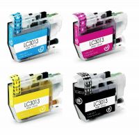 Brother LC3013 Compatible Ink Cartridges: LC3013BK Black, LC3013C Cyan, LC3013M Magenta & LC3013Y Yellow