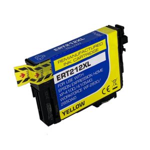 Remanufactured G&G compatible replacement for Epson 212XL Yellow High Yield Compatible Ink Cartridge
