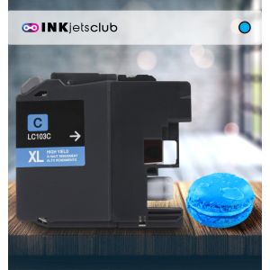 Brother LC103C High Yield Cyan Compatible Ink cartridge