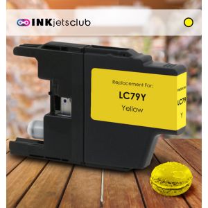 Brother LC79Y Extra High Yield Yellow Compatible Ink cartridge (LC79 Series) for the MFC-J6510DW, MFC-J6710DW