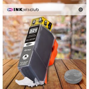 Canon CLI221 Gray Compatible Inkjet Cartridge (With Chip)