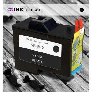 (Series 2) 7Y743 / X0502 Black Compatible Ink cartridge for Dell A940 and A960