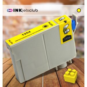 Remanufactured G&G compatible replacement for Epson 125 (T125420) Yellow Compatible  Inkjet Cartridge