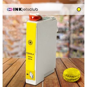 Remanufactured G&G compatible replacement for Epson 200 (T200420) Yellow Compatible  Ink Cartridge